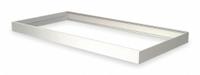 DAYTON Mounting Frame: Surface, For 54UD18/54UD19/54UD20/54UD21, 48 in x 24 in, 1/8 in Frame Extends (MPN 2YU99). Key specifications — Color: Gray; Mounting Type: Surface; Product Type: Mounting Frame; For Use With: 54UD19; Includes: (2) Side Frames, (2) End Frames, and (8) Screws; Brand: DAYTON; Outside Dimensions - H x W: 48 in x 24 in.
