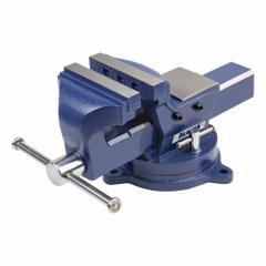 PALMGREN Industrial Duty Bench Pipe Vise: Covered, 4 in Jaw Face Wd, 4 1/4 in Max Jaw Opening, Steel (MPN 9629774). Key specifications — attr663938: PALMGREN; attr669110: Steel.