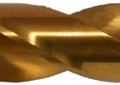 CHICAGO-LATROBE Jobber Length Drill Bit: #45, 135° Split Point, TiN-Coated Cobalt, NAS 907 Type J (MPN 54080). Key specifications — attr1229327: 0.0820.