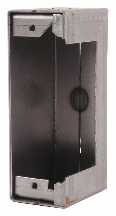 KEEDEX Weldable Gate Box: Electric Strike Box, Steel, 1 Mounting Holes, Hardware Included - Gate Boxes