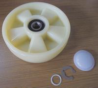 DAYTON Steer Wheel Kit: Steer Wheel Kit, For Pallet Jacks, For 2TUR3/2TUR4/2ZE58/2ZE62, White (MPN MHAC-03NG). Key specifications — attr1343630: Steer Wheel Kit; attr1343631: 2ZE58; attr1343633: DAYTON; attr1343619: White; attr1343632: Pallet Jacks.