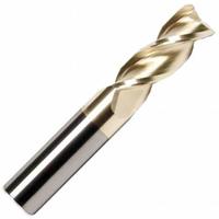 APPROVED VENDOR Square End Mill: Carbide, NF1 Coated, 3 Flute, 3/8" Mill Dia, 1" LOC, 2-1/2" OAL (MPN 314736)