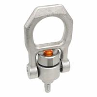 JW WINCO Quick-Release Hoist Ring: Stainless Steel, 2.1 kN Load Limit, M8 Thread Size, Pivot/Swivel (MPN 1135-M8-12-NI). Key specifications — Thread Size: M8; Operation: Lifting; Working Load Limit - Side Load: 0.8 kN (180 lbf); Material: Stainless Steel; Brand: JW WINCO; Working Pin Length: 12 mm.