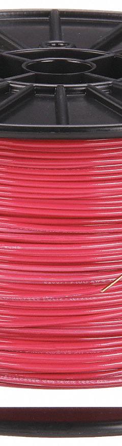 Building Wire: Copper, 18 AWG, 1 Conductors, Solid, Red, 500 ft Lg, TFFN (MPN 26979506). Key specifications — Voltage: 600 V; Brand: SOUTHWIRE.