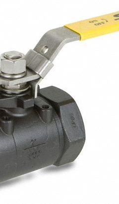 SHARPE Manual Two-Way Ball Valve: 3 in, Carbon Steel, Straight, FNPT x FNPT, Full Port Ball Port (MPN 4353010520). Key specifications — Brand: SHARPE; Handle: Locking Lever.