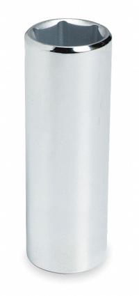 PROTO Socket: SAE, 3/8 in Drive Size, 11/32 in Socket Size, 6-Point, Deep, Chrome, 1/8 in Overall Lg (MPN J5011H). Key specifications — attr1204417: PROTO; attr1204392: Chrome.