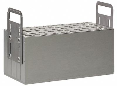 LABCONCO Heat Block: Aluminum, 15 in Overall Wd, 15 in Overall Lg, 16 Wells, 125 mm Well Dia - Dry Bath Blocks