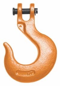 CAMPBELL Slip Hook: 13,000 lb Working Load Limit, 80 Hook Grade, Alloy Steel, 4 1/8 in Usable Lg (MPN 4403715). Key specifications — Color: Orange; Brand: CAMPBELL; Visual Indicator Markings: None.