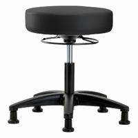 Stool: Vinyl, Ht Range 17 1/4 in to 22 1/2 in, 17 in Seat Wd, 17 in Seat Dp, 5 Glides, 0 Casters (MPN BR-VDHSO-RG-RG-8540). Key specifications — Brand: APPROVED VENDOR; Foot Support: No; Base Material: Fiberglass; ESD-Safe: Not ESD Safe; Number of Casters: 0.