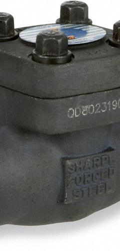 SHARPE Check Valve: Swing, 2-Way, Inline Valve Body, 1/2 in Pipe Size, FNPSM x FNPSM, Carbon Steel (MPN 4371000720). Key specifications — Seat Material: Metal; Brand: SHARPE.