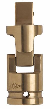 AMPCO Universal Joint: 3/4 in Input Drive Size, 3/4 in Output Drive Size, Square, 4 in Overall Lg (MPN UJ-3/4). Key specifications — attr1205012: Unfinished; attr1205008: AMPCO; attr1205010: Square; attr1205013: Locking Included.