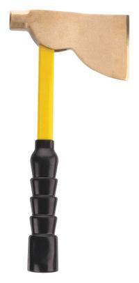 AMPCO Hatchet: 14 in Overall Lg, 3 3/4 in Cutting Edge Lg, 2.2 lb Head Wt, Aluminum Bronze (MPN H-90FG). Key specifications — Handle Material: Multi-Component; Blade Material: Aluminum Bronze; Standards: DIN; Brand: AMPCO.