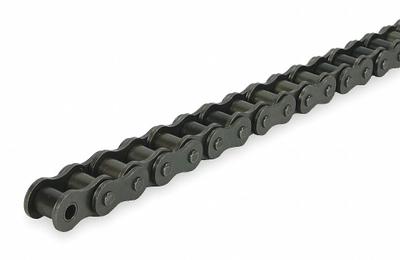 Dayton Roller Chain: Single Strand, 50, 5/8 in Pitch, Steel, 100 ft Overall Lg - Standard Roller Chains
