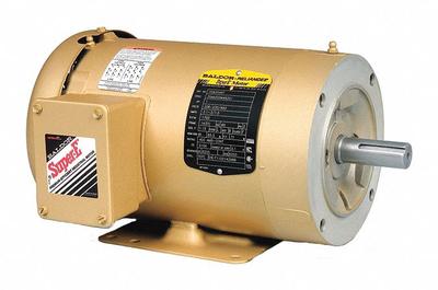 BALDOR General Purpose Motor: Rigid Base Mount, Totally Enclosed Fan Cooled, 1 1/2 hp - Rigid Base 3-Phase General Purpose AC Motors
