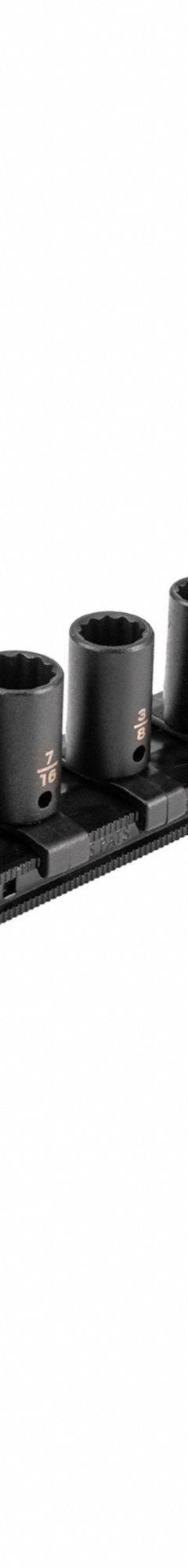 TEKTON Impact Socket Set: 1/4 in Drive Size, Small Set (0-50 pieces) Set Size, 13 Pieces, SAE (MPN SID90104). Key specifications — attr1204251: TEKTON; attr1215453: 1/4 in; attr1215454: 5/32 in to 11/16 in; attr1224229: Friction.