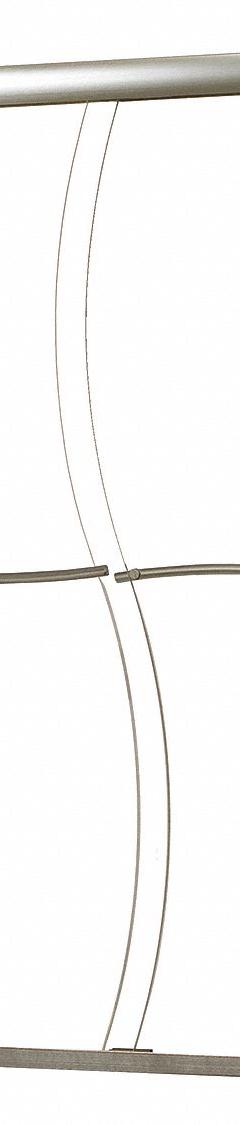 FOREMOST Shower Door: 58 in Min. Door Wd, 60 in Max. Door Wd, 72 in Overall Ht, 1/4 in Glass Thick (MPN CVSS6072-CS-BN). Key specifications — Brand: FOREMOST; Door Frame Finish: Brushed Nickel.