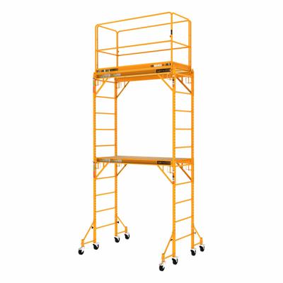 METALTECH Scaffold Tower: Steel, 2.3 ft to 12 ft, 67 in x 29 in - Scaffold Towers