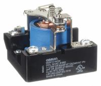 OMRON Open Power Relay: Surface Mounted, 30 A Current Rating, 24V AC, SPDT, 5 Pins/Terminals (MPN MGN1C-AC24). Key specifications — Brand: OMRON; Base Type: Square; Mounting Style: Surface; Electrical Connection: Screw Terminal; Manufacturer Part Number: MGN1C-AC24; Operating Current: 30 A at 28V DC (Resistive Load); Series: MGN Power Series.