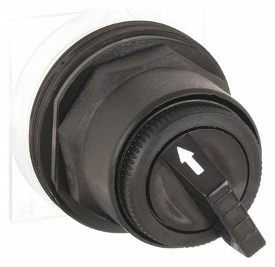 SCHNEIDER Short-Handled Selector Switch: 30 mm Panel Mount Size, 2 Positions - Selector-Switch Operators