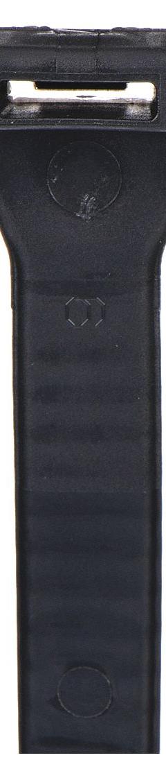 PANDUIT Cable Tie: Black, 8 1/2 in Lg, Outdoor Use, Max. 2 5/16 in Bundle Dia., 18 lb Rated, 100 PK (MPN ERT2M-C20). Key specifications — Outdoor Use: Yes; Color: Black; Brand: PANDUIT; Pack: Large Pack.