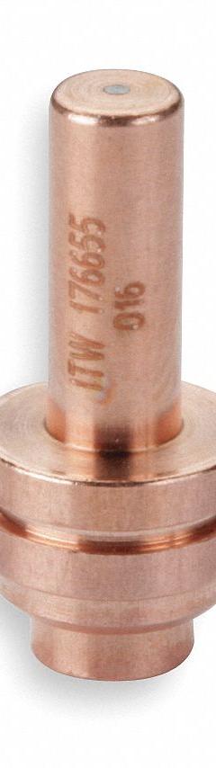 MILLER ELECTRIC Electrode: For Miller ICE-25C/25CX/27C/27T Plasma Torch, 27 A, 5 PK (MPN 176655). Key specifications — Duty Rating: Standard; Manufacturer Part Number: 176655; For Plasma Torch Type: Handheld; Brand: MILLER ELECTRIC; For Plasma Torch Series (Table): ICE-25C/25CX/27C/27T.