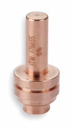 MILLER ELECTRIC Electrode: For Miller ICE-25C/25CX/27C/27T Plasma Torch, 27 A, 5 PK (MPN 176655). Key specifications — Duty Rating: Standard; Manufacturer Part Number: 176655; For Plasma Torch Type: Handheld; Brand: MILLER ELECTRIC; For Plasma Torch Series (Table): ICE-25C/25CX/27C/27T.