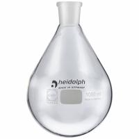 HEIDOLPH Rotary Evaporator Glassware: 1,000 mL, Colorless, Round, 24/40 Compatible with Stopper Size (MPN 036301160). Key specifications — Shape: Round; Body Color: Colorless; Brand: HEIDOLPH; Compatible with Stopper Size: 24/40.