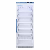 ACCUCOLD Vaccine Refrigerator: 12 cu ft, Upright, 2°C to 8°C, 24 3/8 in Overall Dp, Swing, 1 Doors (MPN ARG12PVDR). Key specifications — Door Opening Style: Right; Color: White; Alarm Type: Temperature; Manufacturer Part Number: ARG12PVDR; Brand: ACCUCOLD; Product Type: Vaccine Refrigerator; Door Type: Swing; Refrigerant Type: R-600a.