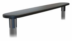 TENSABARRIER Writing Surface: Black, 60 in Overall Lg (MPN WSBL). Key specifications — Brand: TENSABARRIER; Color: Black; For Use With: Tensabarrier Posts; Material: Wood.