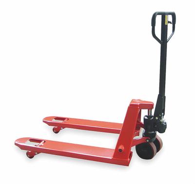 Dayton Pallet Jack: 5,500 lb, 36 in L x 27 in W Fork Dim, 27 in, 14 in, Std Fork - General Purpose Pallet Jacks
