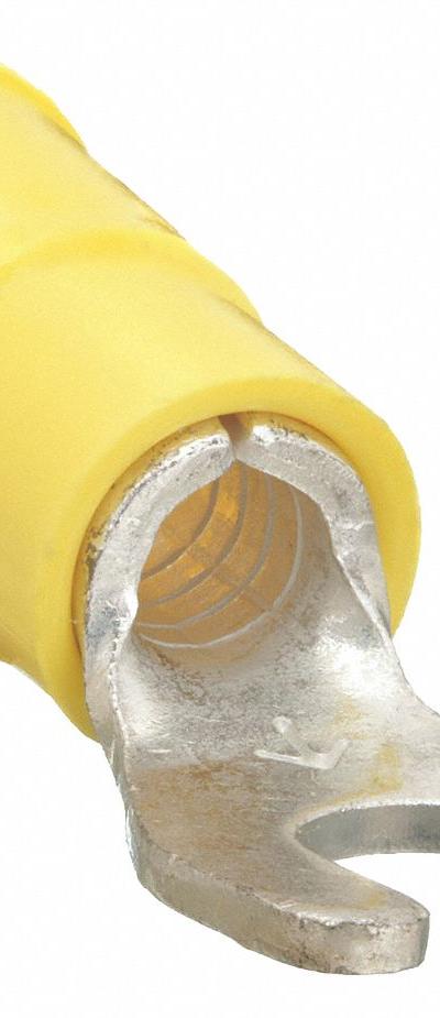 3M Fork Terminals: Yellow - Insulated Fork Terminals