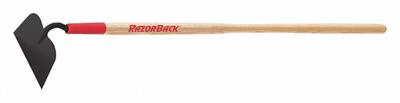 RAZOR-BACK Garden Hoe: Steel Blade, 4 1/4 in Blade Wd, 6 1/4 in Blade Lg - Garden Hoes