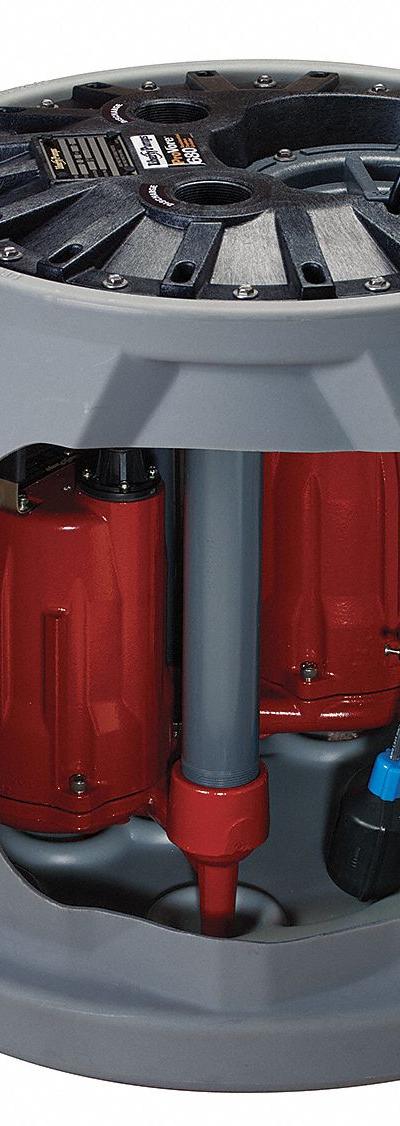 LIBERTY PUMPS Grinder Pump System: Plastic - Duplex Sewage Grinder Pump Packages