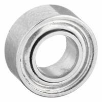 EZO Miniature Ball Bearing: MR63, Dbl Shield, 3 mm Bore, 6 mm OD, 2.5 mm Wd, Stainless Steel Ring (MPN SMR63ZZP6MC3SRL). Key specifications — System of Measurement: Metric; Bearing Industry Number: MR63.