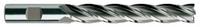 YG-1 Square End Mill: High Speed Steel, 4 Flute, 3/4" Mill Dia, 4" LOC, 6-1/4" OAL (MPN 06109)