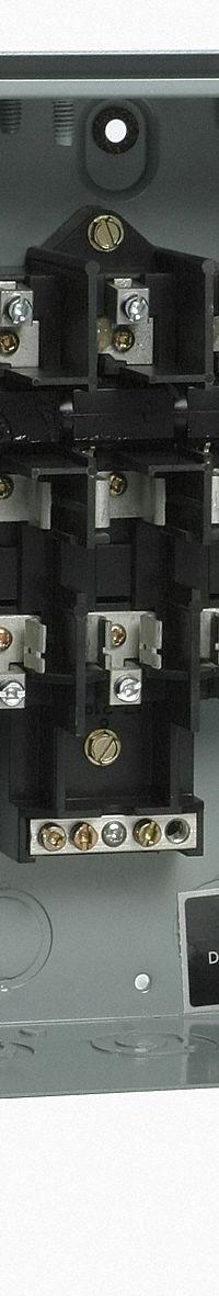 EATON Safety Switch: Non-Fusible, 60 A, Three Phase, 240V AC, Galvanized Steel, Indoor/Outdoor (MPN DG322URB). Key specifications — attr867131: EATON.