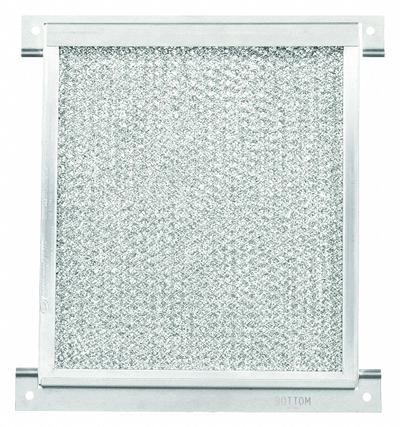 HOFFMAN Filter: Aluminum, 3.22 in Overall Ht, 3.25 in Overall Wd, 0.34 in Overall Dp - Replacement Filters