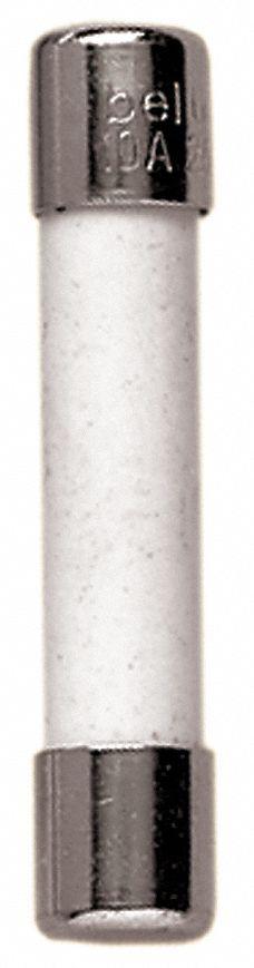 MERSEN Fuse: GSA Series, Time-Delay, 8 A, 250 V AC, Non-Indicating, 1/4 in x 1 1/4 in - Time-Delay Cylindrical Fuses