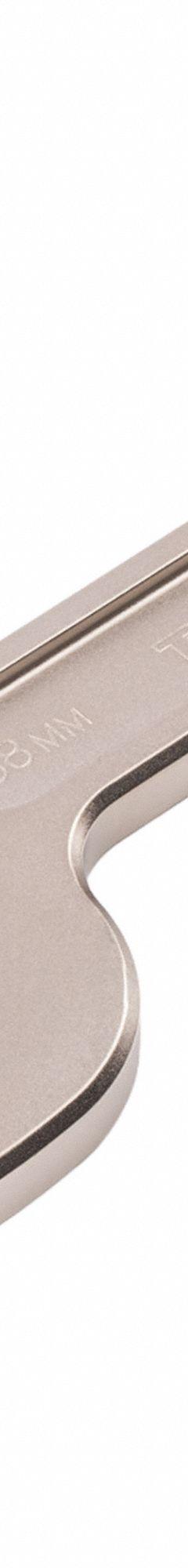 TEKTON Open End Wrench: Chromium Molybdenum Steel, Satin, 38 mm Head Size, 6 15/16 in Overall Lg (MPN WSE14438). Key specifications — attr309776: No; attr309781: Satin; attr309780: Chromium Molybdenum Steel; attr324939: TEKTON.