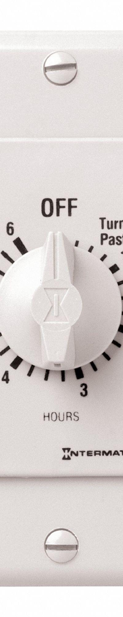 INTERMATIC Spring-Wound Timer: 6 hr Max - Spring-Wound Mechanical Timers without Wall Plates