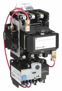 GE NEMA Magnetic Motor Starter: Non-Reversing, 3 Poles, NEMA Size 2, 45 A, 240V AC Coil (MPN CR306D00300XAAAAJ). Key specifications — Brand: GE; Auxiliary Contact Form: 1NO; Coil Voltage: 240V AC; Phase: Three; Auxiliary Contacts Included: 1NO; Signaling Features: Pilot Light; Thermal Units Required: None (Not Applicable to Electronic Overloads).