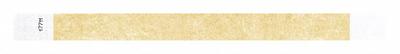 ID Wristband: No Legend, 10 in Overall Lg, 3/4 in Overall Wd, Tyvek, Yellow - Security Wristbands
