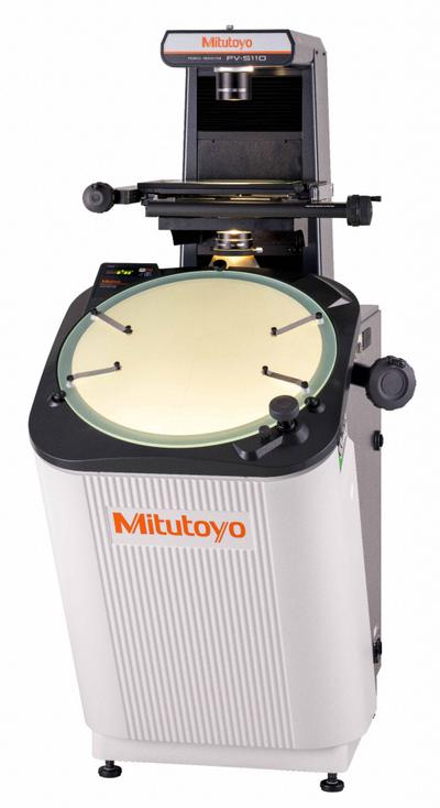 MITUTOYO Optical Comparator: Vertical, Inverted Image, 15.9 in x 9.8 in Table Size - Vertical Optical Comparators