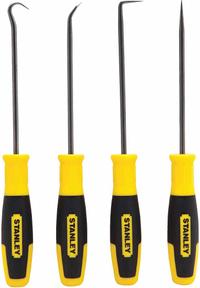 STANLEY Hook/Pick Set: Stainless Steel, Angle/Hook/Push/Pull/Straight (MPN 82-115). Key specifications — attr1004944: STANLEY; attr1016102: Stainless Steel; attr1016110: Plastic; attr1016098: Hook/Pick Set; attr1016101: Hook; attr1016108: Ergonomic; attr1034911: Stainless Steel.