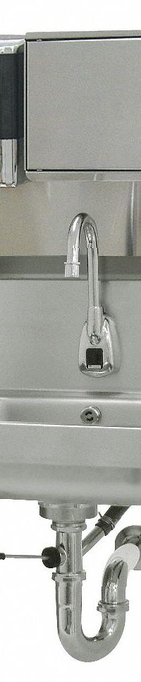 ADVANCE TABCO Hand Sink: 1 Stations, 5 in Bowl Dp, 14 in Bowl Lg, 10 in Bowl Wd, Faucet Included (MPN 7-PS-81). Key specifications — Includes Side Splash: Side Splash Not Included; Brand: ADVANCE TABCO.