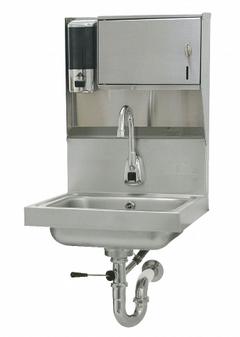 ADVANCE TABCO Hand Sink: 1 Stations, 5 in Bowl Dp, 14 in Bowl Lg, 10 in Bowl Wd, Faucet Included (MPN 7-PS-81). Key specifications — Includes Side Splash: Side Splash Not Included; Brand: ADVANCE TABCO.