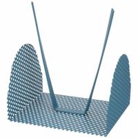 ZURN Grate: Slotted, 3 3/4 in Overall Wd, 10 3/8 in Overall Lg, 3/8 in Overall Ht, Ductile Iron (MPN P6-DB). Key specifications — Color: Blue; Brand: ZURN; Finish: Unfinished; Grate Surface Type: Slotted.