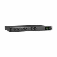 EATON TRIPP LITE PDU: Single-Phase, 127V AC, 16 Outlets, NEMA 5-15/20R, Metered, 1 RU, Front Facing (MPN PDUMH20ATS). Key specifications — Plug Type: NEMA L5-20P; Brand: EATON TRIPP LITE; Phase: Single-Phase; Maximum Input Voltage: 127V AC; Receptacle Type: NEMA 5-15/20R; Mounting Location: Wall; Facing: Front.
