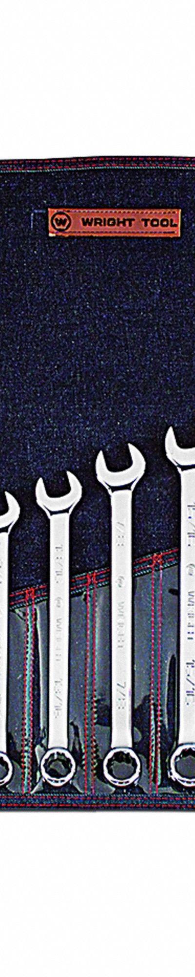 WRIGHT Wrench Set: Steel - SAE 12-Point Combination Wrench Sets