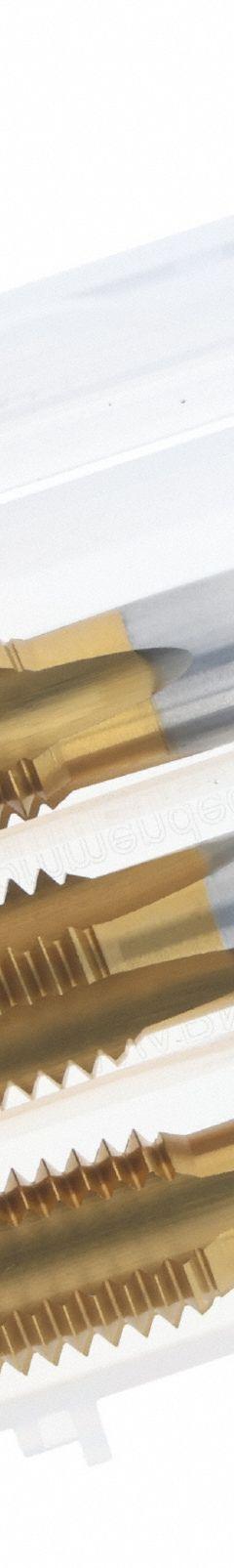 CHICAGO-LATROBE Tap Kit: 7/8"-14 UNF, H4 / 3B, 4 Flute, TiN Coated High Speed Steel (MPN 174542)